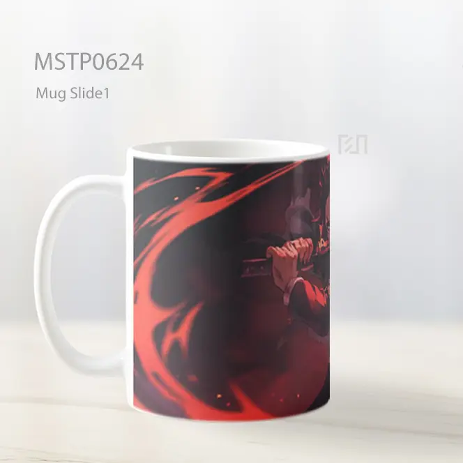 Demon Slayer Tanjiro Semangat Membara Mug MSTP0624 - All-side / Desain
