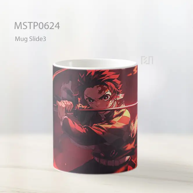 Demon Slayer Tanjiro Semangat Membara Mug MSTP0624 - All-side / Desain