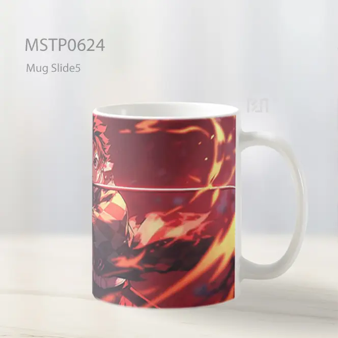 Demon Slayer Tanjiro Semangat Membara Mug MSTP0624 - All-side / Desain