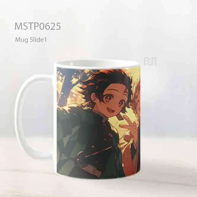 Demon Slayer Tanjiro Zenitsu Nezuko Anime Mug MSTP0625 - All-side / Desain
