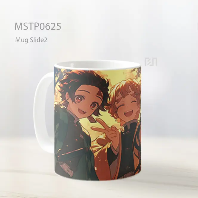 Demon Slayer Tanjiro Zenitsu Nezuko Anime Mug MSTP0625 - All-side / Desain