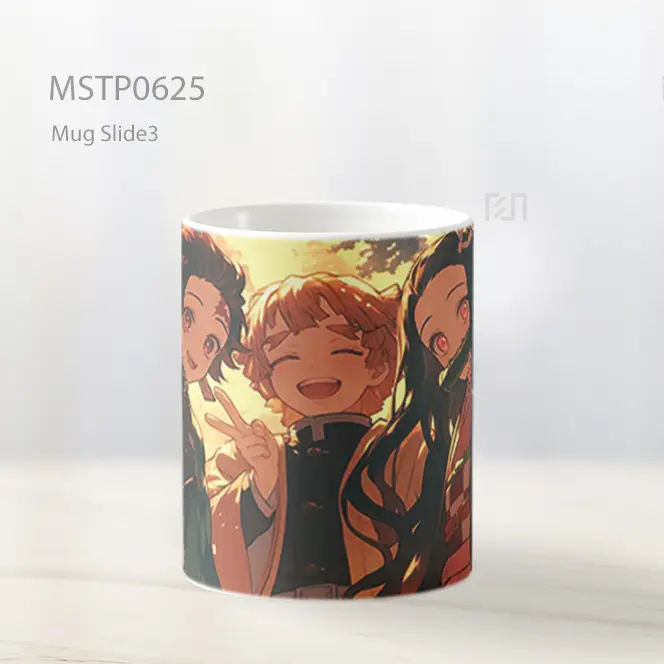 Demon Slayer Tanjiro Zenitsu Nezuko Anime Mug MSTP0625 - All-side / Desain