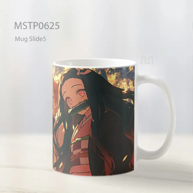 Demon Slayer Tanjiro Zenitsu Nezuko Anime Mug MSTP0625 - All-side / Desain