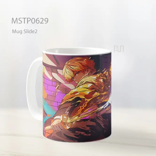 Demon Slayer Zenitsu Agatsuma Kecepatan Tuhan Mug MSTP0629 - All-side / Desain