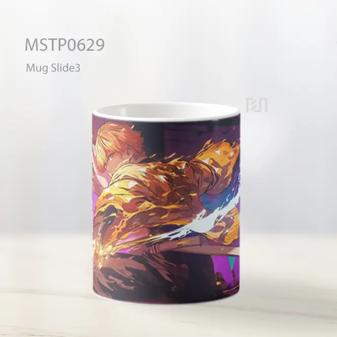 Demon Slayer Zenitsu Agatsuma Kecepatan Tuhan Mug MSTP0629 - All-side / Desain