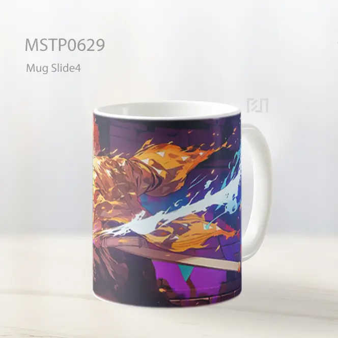 Demon Slayer Zenitsu Agatsuma Kecepatan Tuhan Mug MSTP0629