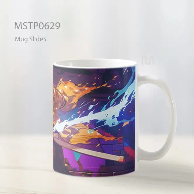 Demon Slayer Zenitsu Agatsuma Kecepatan Tuhan Mug MSTP0629 - All-side / Desain