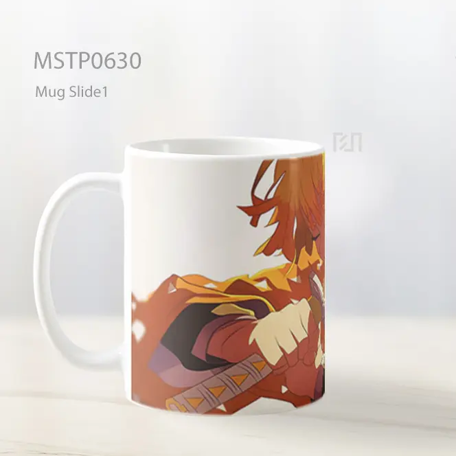 Demon Slayer Zenitsu Agatsuma Pedang Berdoa Mug MSTP0630 - All-side / Desain