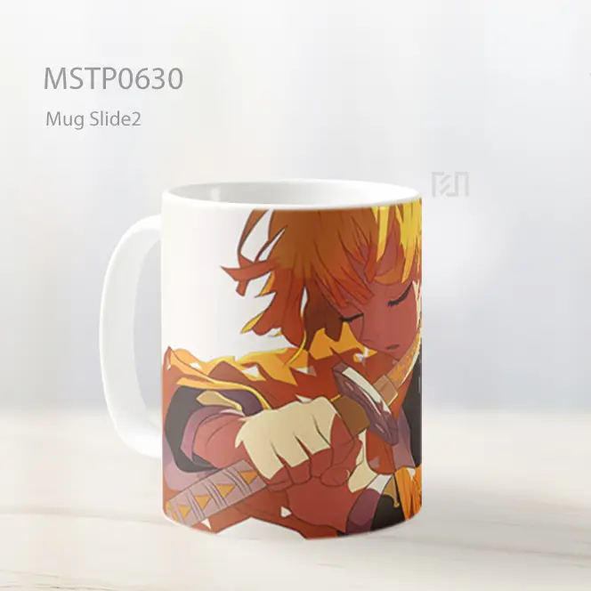Demon Slayer Zenitsu Agatsuma Pedang Berdoa Mug MSTP0630 - All-side / Desain