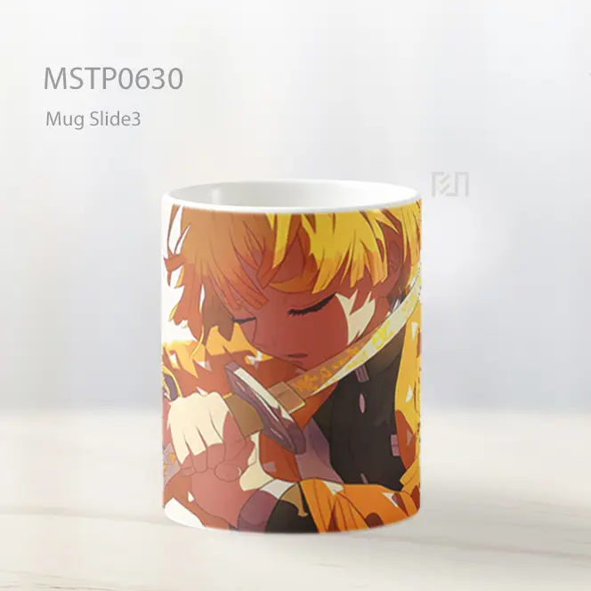 Demon Slayer Zenitsu Agatsuma Pedang Berdoa Mug MSTP0630 - All-side / Desain
