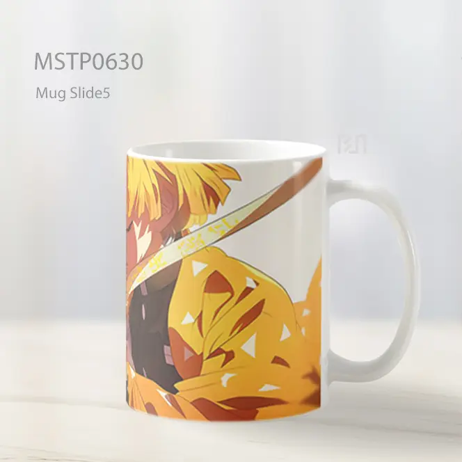 Demon Slayer Zenitsu Agatsuma Pedang Berdoa Mug MSTP0630 - All-side / Desain