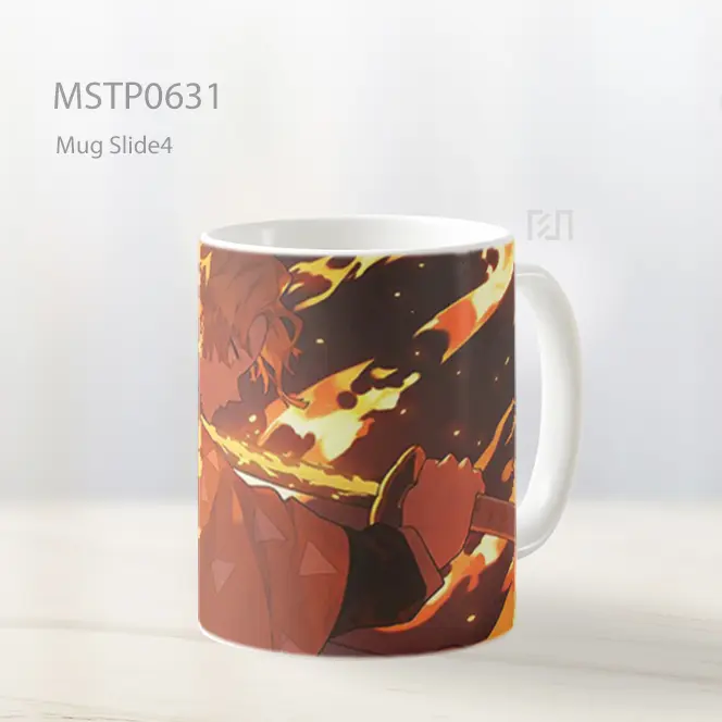 Demon Slayer Zenitsu Dengan Api Mug MSTP0631