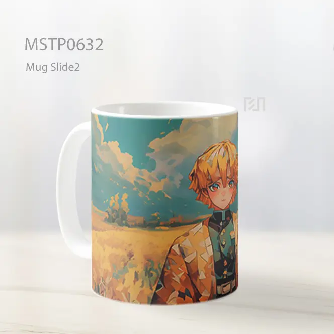 Demon Slayer Zenitsu Ladang Mug MSTP0632 - All-side / Desain