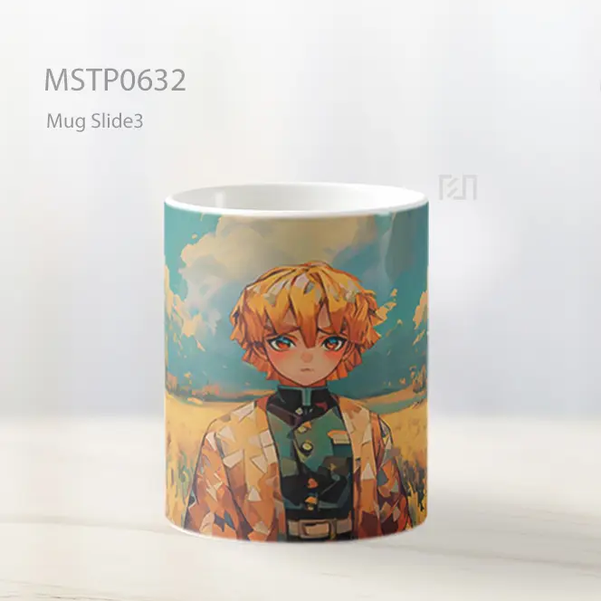Demon Slayer Zenitsu Ladang Mug MSTP0632 - All-side / Desain