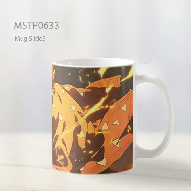 Demon Slayer Zenitsu Nafas Petir Form Pertama Mug MSTP0633 - All-side / Desain