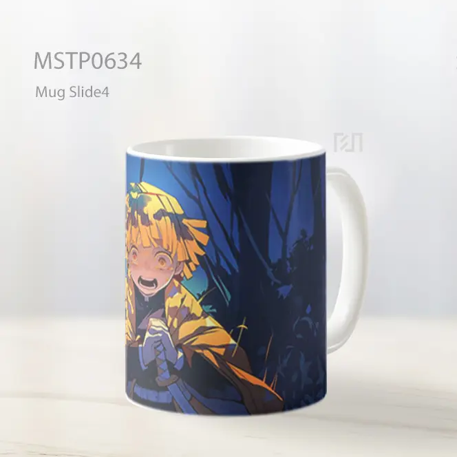 Demon Slayer Zenitsu Scared Forest Mug MSTP0634