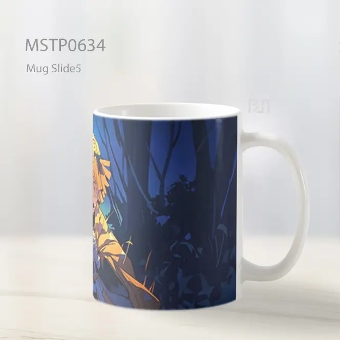Demon Slayer Zenitsu Scared Forest Mug MSTP0634 - All-side / Desain