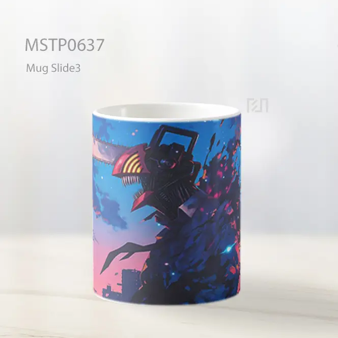 Denji Chainsaw Man Mode Fiend Mug MSTP0637 - All-side / Desain