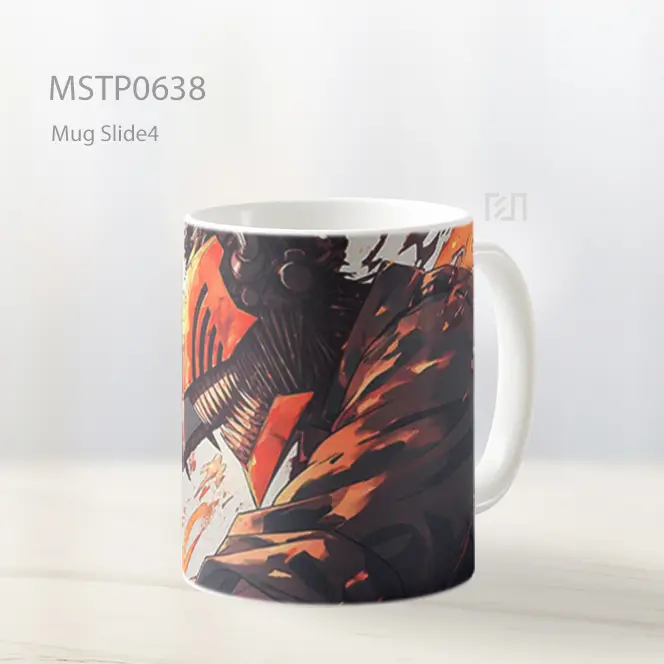 Denji Chainsaw Man Niat Berdarah Mug MSTP0638
