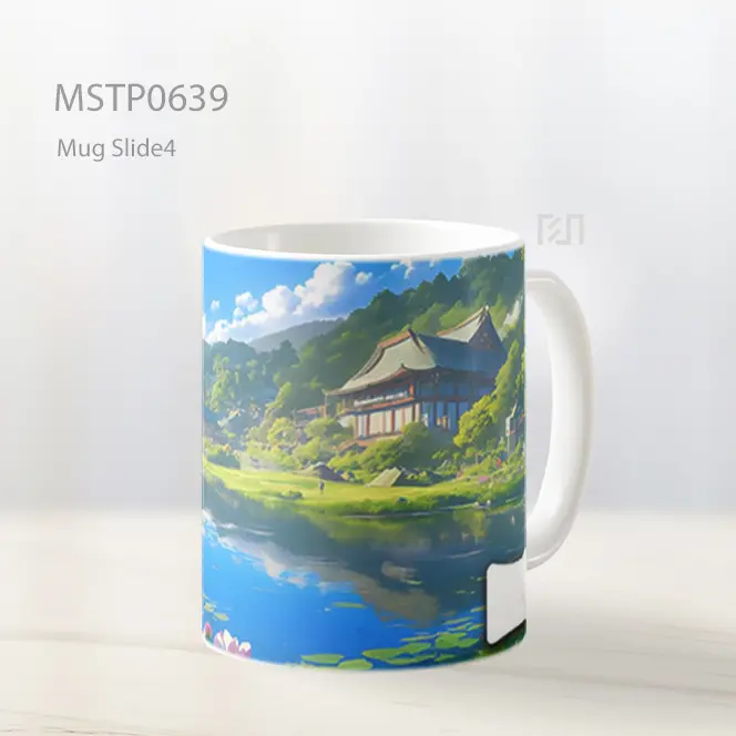 Desa Jepang Tenang Ghibli Ultrawide Mug MSTP0639