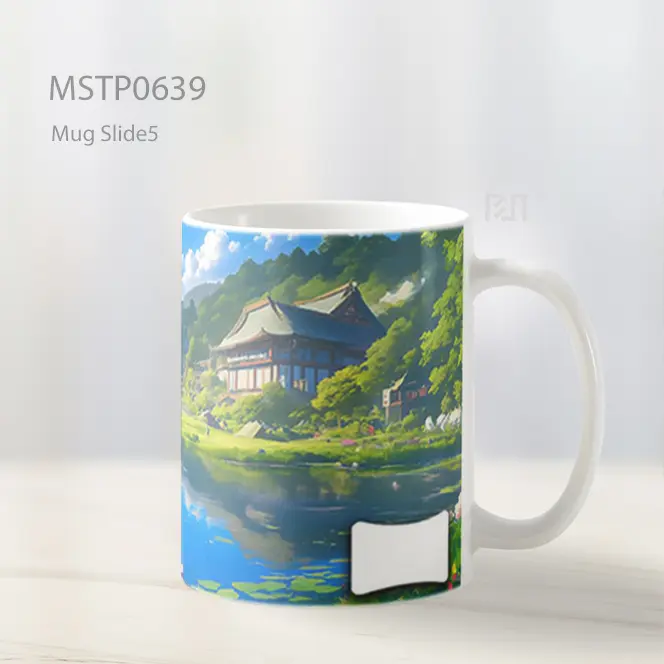Desa Jepang Tenang Ghibli Ultrawide Mug MSTP0639 - All-side / Desain