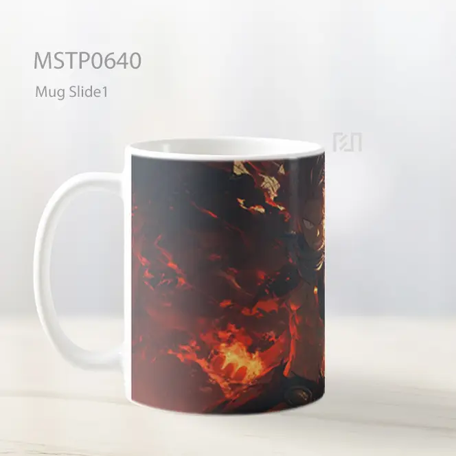 Pendekar Api Di Tengah Kobaran Mug MSTP0640 - Tampak Tengah