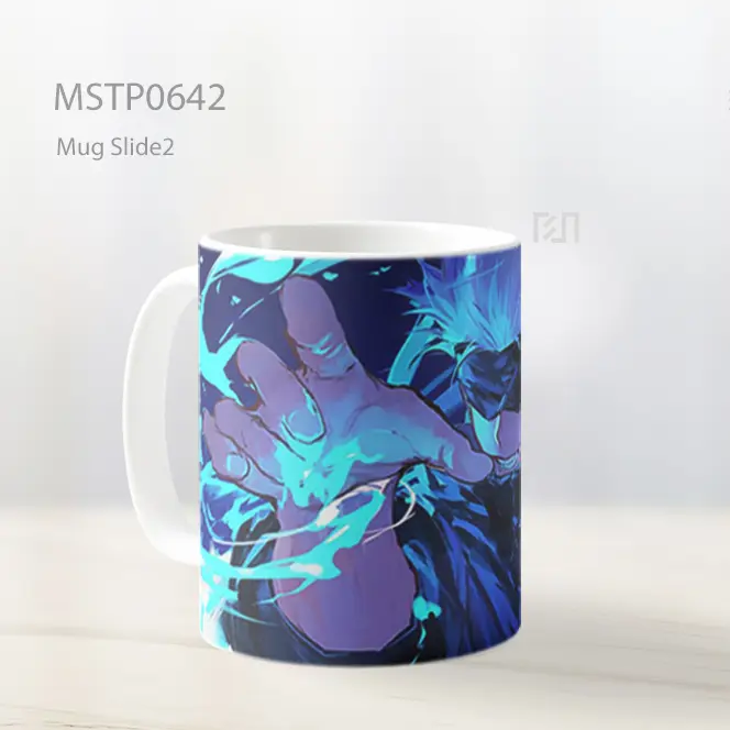 Satoru Gojo Teknik Kutukan Berkilau Mug MSTP0642 - All-side / Desain