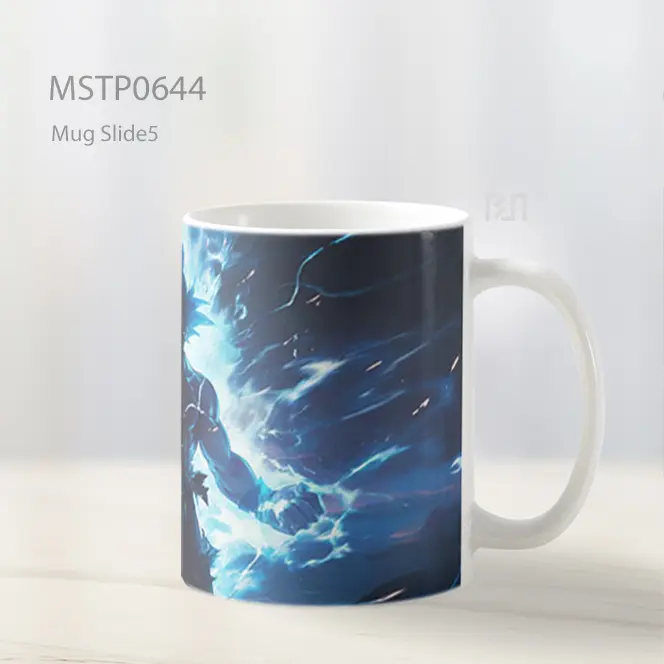 Son Goku Aura Biru Meledak Mug MSTP0644 - All-side / Desain