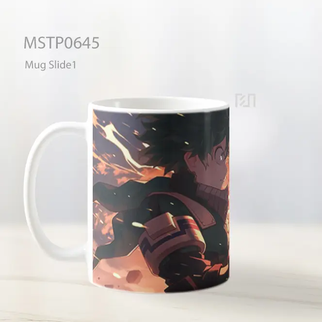 Deku Menghimpun Kekuatan One For All Mug MSTP0645 - All-side / Desain