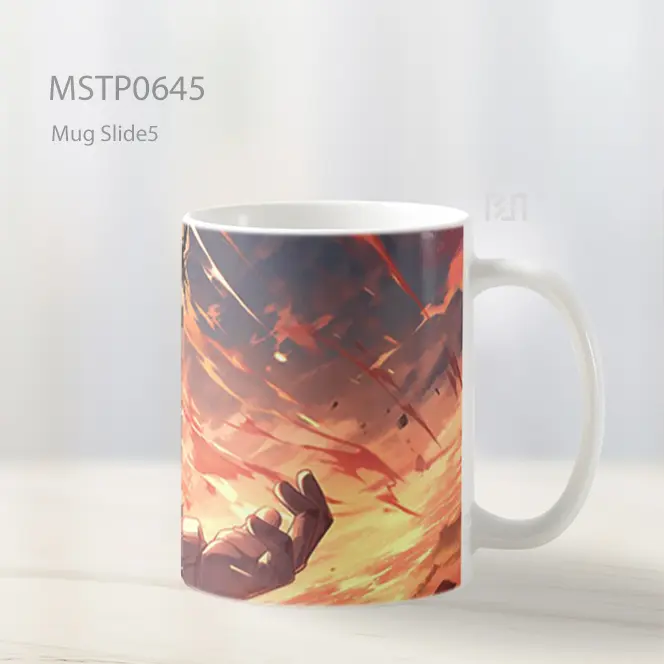Deku Menghimpun Kekuatan One For All Mug MSTP0645 - All-side / Desain