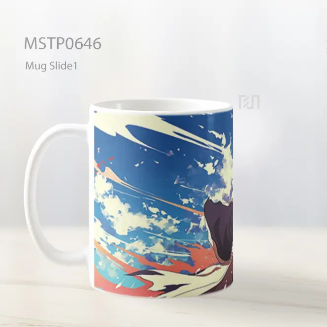 Ichigo Kurosaki Siap Bertarung Di Senja Mug MSTP0646 - All-side / Desain