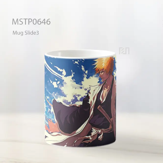 Ichigo Kurosaki Siap Bertarung Di Senja Mug MSTP0646 - All-side / Desain