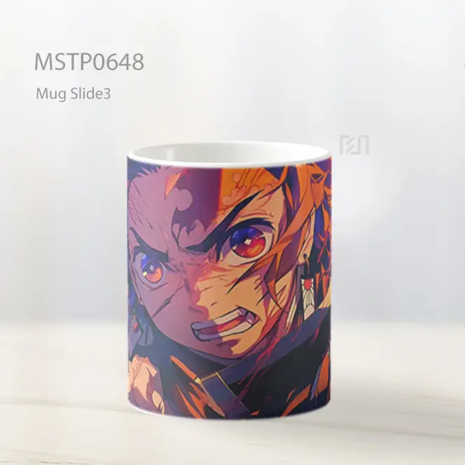 Tanjiro Hinokami Kagura Api Membara Mug MSTP0648 - All-side / Desain