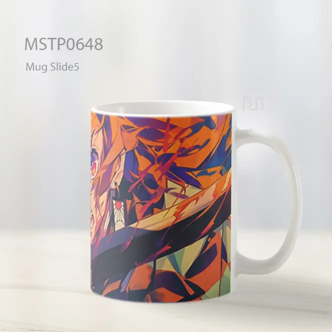 Tanjiro Hinokami Kagura Api Membara Mug MSTP0648 - All-side / Desain