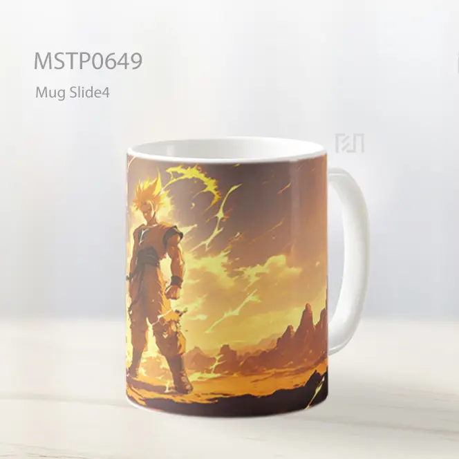 Son Goku Super Saiyan Di Senja Emas Mug MSTP0649