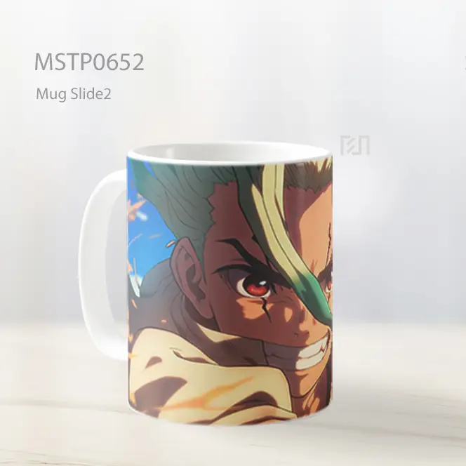 Senku Ishigami Senyum Licik%2C Sains Hidup Mug MSTP0652 - All-side / Desain