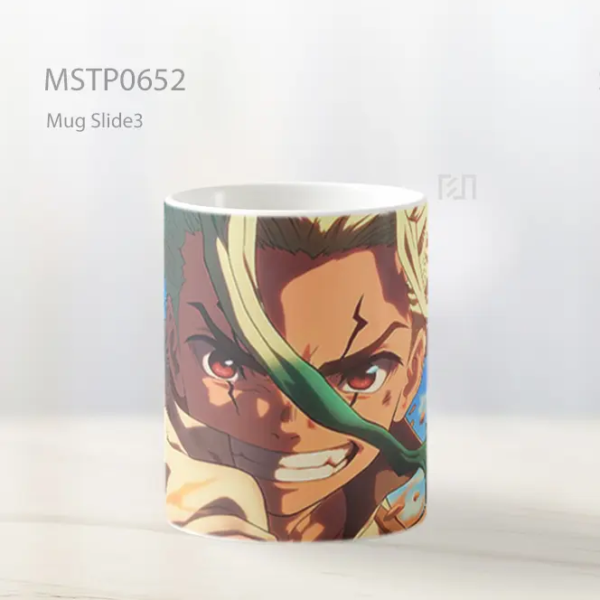 Senku Ishigami Senyum Licik%2C Sains Hidup Mug MSTP0652 - All-side / Desain