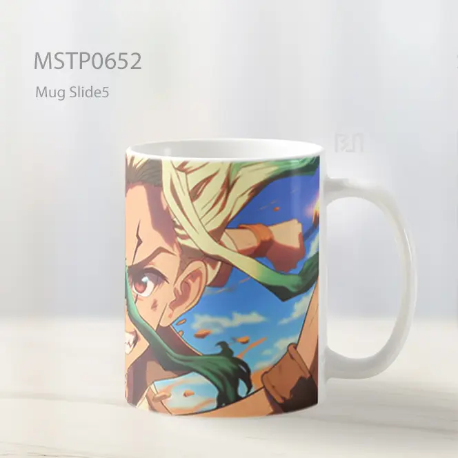 Senku Ishigami Senyum Licik%2C Sains Hidup Mug MSTP0652 - All-side / Desain