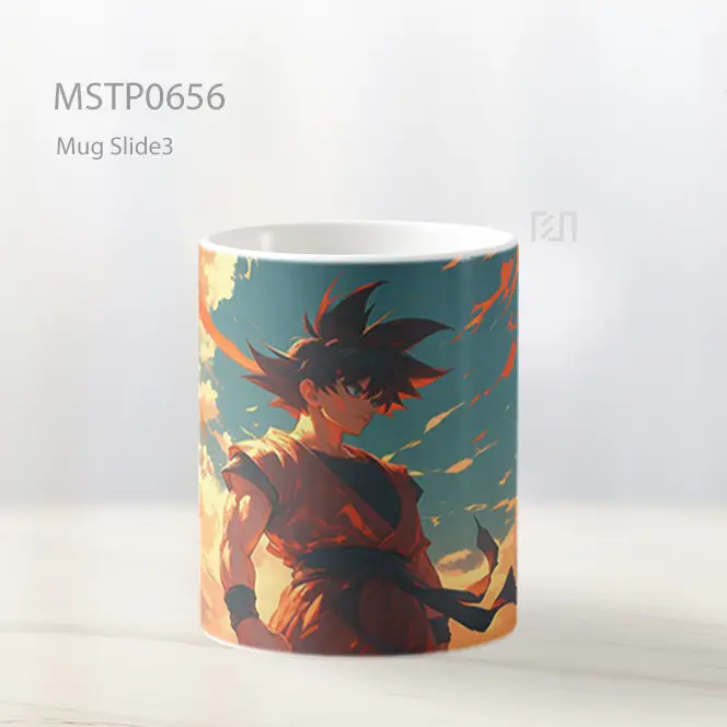 Son Goku Berdiri Di Bawah Awan Api Mug MSTP0656 - All-side / Desain