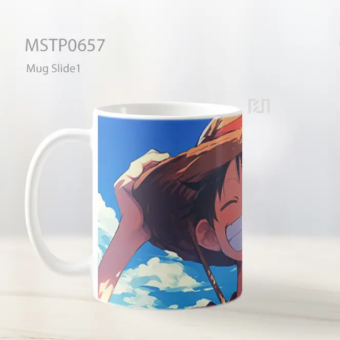 Luffy Tertawa Di Langit Cerah Mug MSTP0657 - All-side / Desain