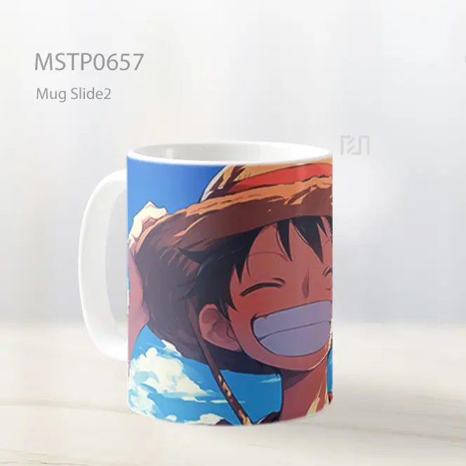Luffy Tertawa Di Langit Cerah Mug MSTP0657 - All-side / Desain