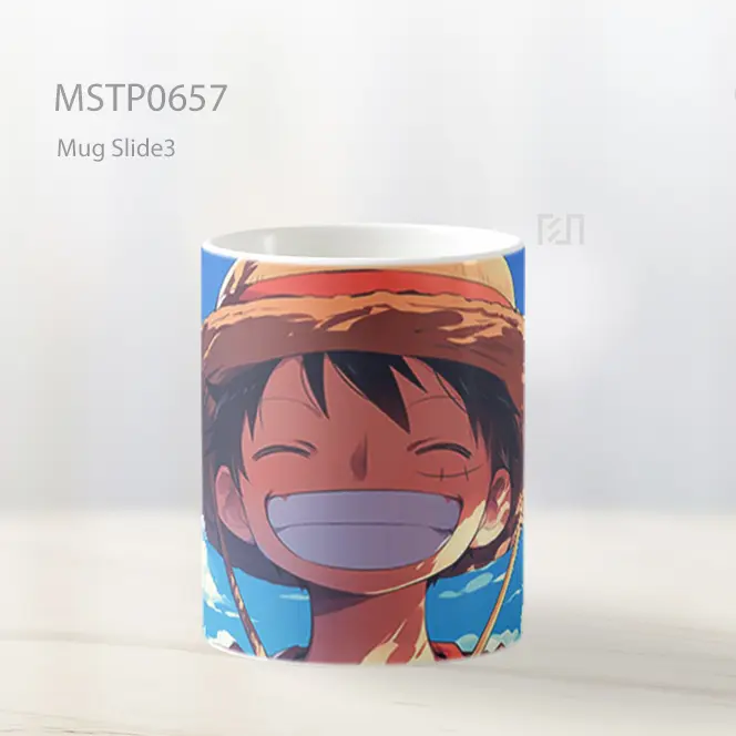 Luffy Tertawa Di Langit Cerah Mug MSTP0657 - All-side / Desain