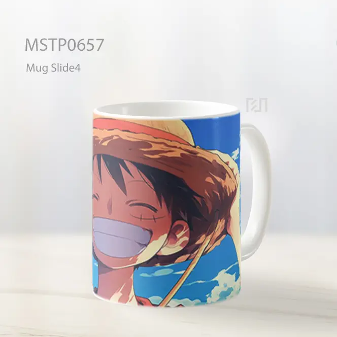 Luffy Tertawa Di Langit Cerah Mug MSTP0657