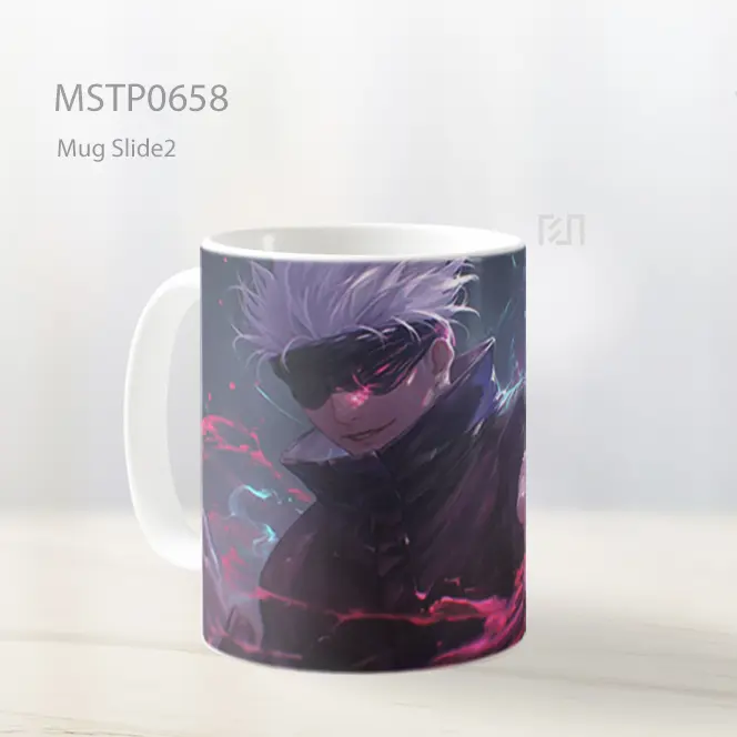 Kakashi Hatake Teknik Petir Ungu Mug MSTP0658 - All-side / Desain