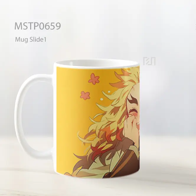 Rengoku Kyojuro Senyum Cerah Ikonik Mug MSTP0659 - All-side / Desain