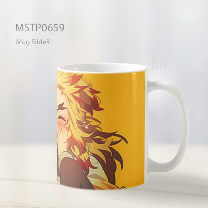 Rengoku Kyojuro Senyum Cerah Ikonik Mug MSTP0659 - All-side / Desain