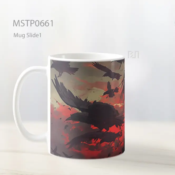 Itachi Uchiha Dan Kawanan Gagak Mug MSTP0661 - All-side / Desain