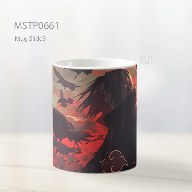 Itachi Uchiha Dan Kawanan Gagak Mug MSTP0661 - All-side / Desain
