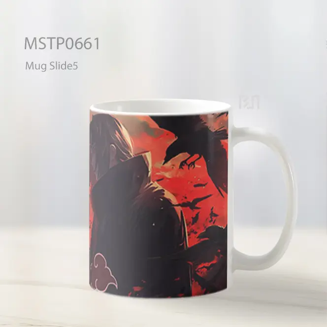 Itachi Uchiha Dan Kawanan Gagak Mug MSTP0661 - All-side / Desain