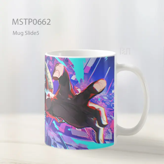 Luffy Mengulurkan Tangan%2C Ombak Biru Mug MSTP0662 - All-side / Desain